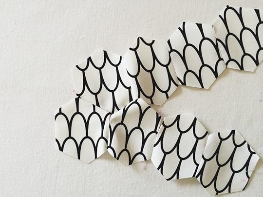 Machine Pieced Hexi 9