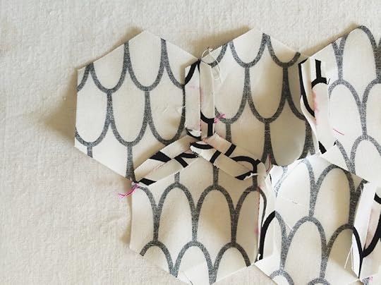 Machine Pieced Hexi 11