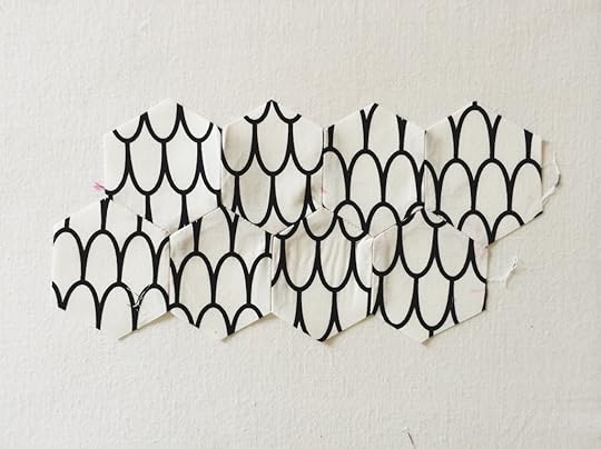 Machine Pieced Hexi 14