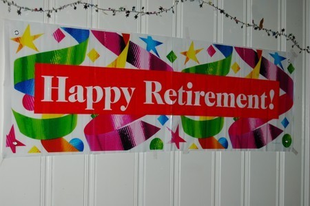 Happy Retirement banner