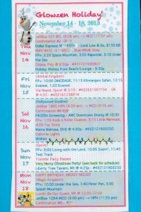 Things to Pack: Getting creating with plans is a fun activity and a great keepsake of your trip!