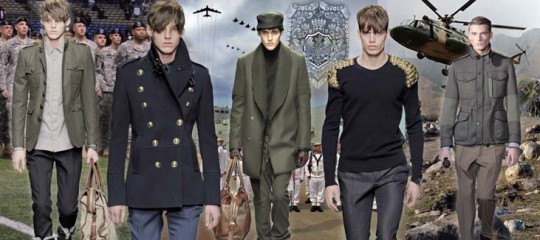 Military Fall 2011 Menswear Trend