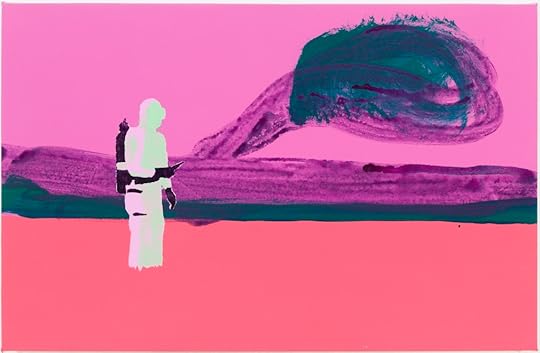 Fogger, 2014, acrylic on canvas, 23 x 35 1/2 in.