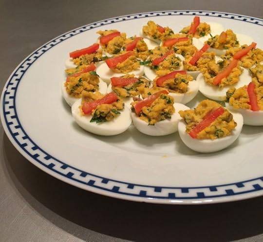 Marcella Hazan's stuffed eggs