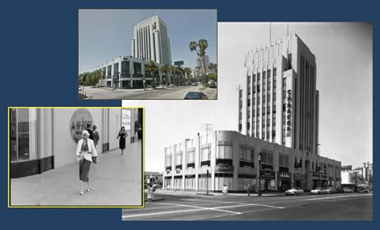 Looking west at the Dominguez Building.