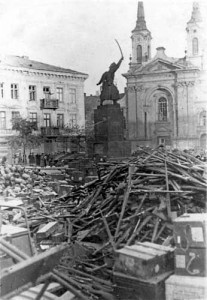 Polish rifles collected by German troops, Warsaw, Poland, September 1939
