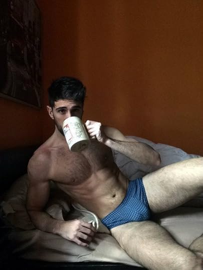 sexy coffee drinking