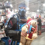 Tristan the Teddy Bear meets the Cosplayer
