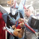 Tristan the Teddy Bear meets the Cosplayer