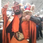 Tristan the Teddy Bear meets the Cosplayer