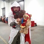 Tristan the Teddy Bear meets the Cosplayer