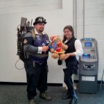 Tristan the Teddy Bear meets the Cosplayer
