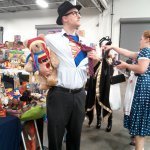 Tristan the Teddy Bear meets the Cosplayer