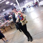 Tristan the Teddy Bear meets the Cosplayer