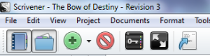 Screenshot of My Novel WIP - The Bow of Destiny