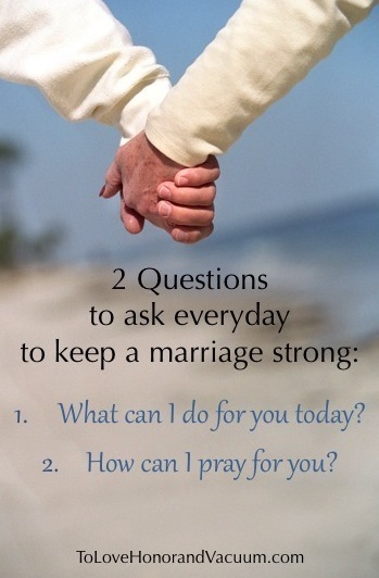 2 Questions to Ask To Keep Your Marriage Strong