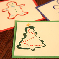 Cookie Cutter Painted Gift Tags