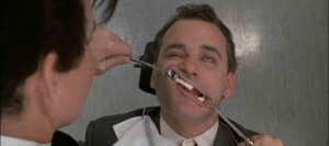 Me in the dentist’s chair, only with 90% more agony.
