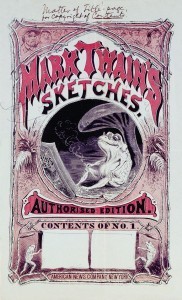 Pamphlet for which Samuel Clemens (Mark Twain) sought a copyright from the Library of Congress. Prints and Photographs Division.