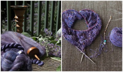 Lace Viburnum in progress.