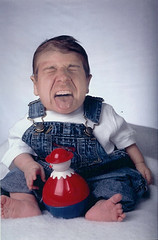 Man baby crying