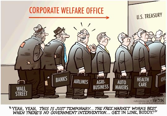 Welfare queens may actually look more like giant corporations.