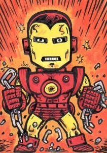 Iron Man sketch card
