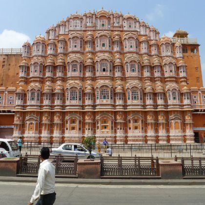 Hawa Mahal, built 1799, City Palace, Jaipur