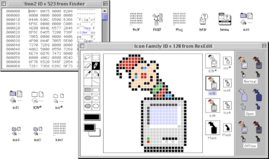 Editing icons 1990s style in ResEdit