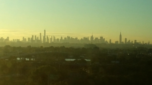 NY Dawn Skyline