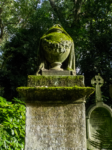 Moss-Covered Urn