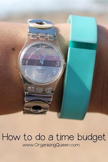 How to do a time budget |www.OrganisingQueen.com