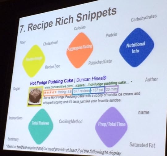recipe rich snippets