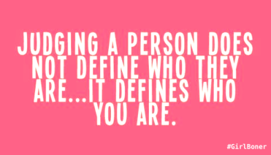 Judging others sexuality