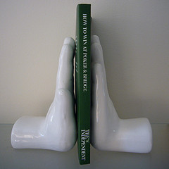 Book between bookends