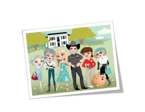 GrannyPicture for book back pages