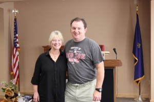 At the Newport Cultural Center with Lt. Kevin Adam