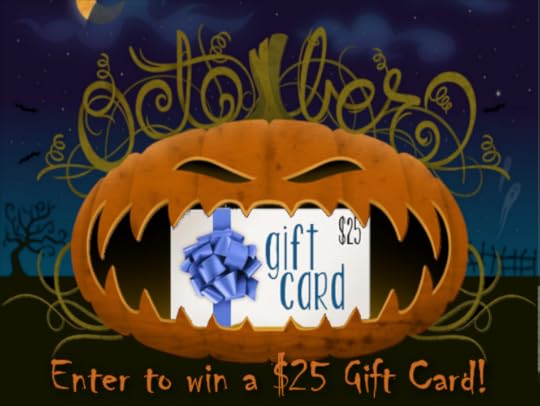 Giveaway Graphic, $25, October 2014, Halloween