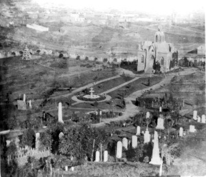 The Jewish cemeteries in what is now Dolores Park, San Francisco