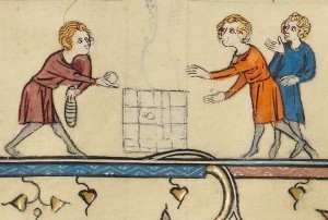 Skittles, a fabulous old game popular in Medieval times