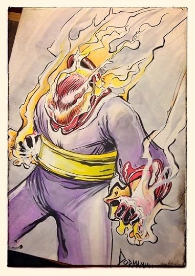 Luke's drawing of Dormammu