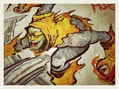 Luke's drawing of Hobgoblin