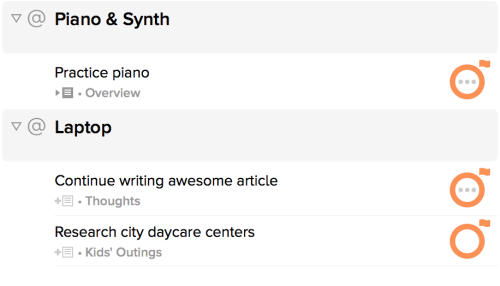 A daily flagged view