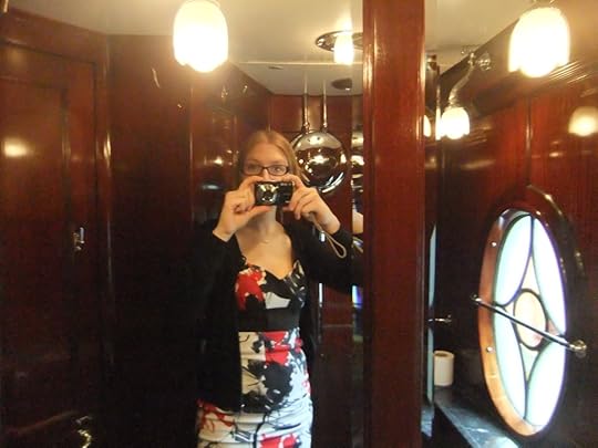 Exploring - the rather fancy bathroom!
