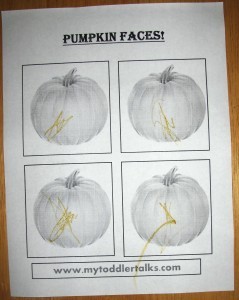 Colored pumpkins for it's pumpkin day mouse