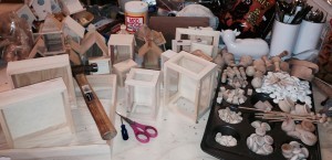 Step Two: Organize wood crap.