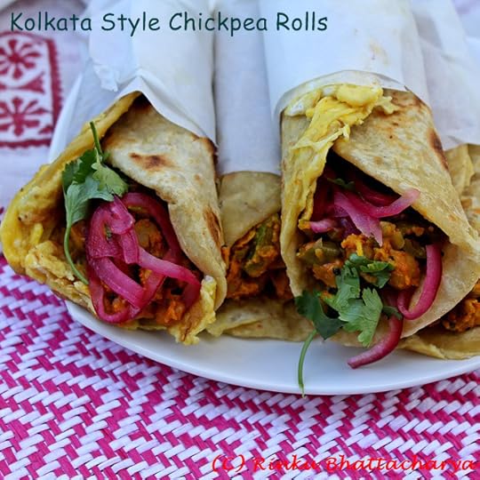 Kolkata Style Chickpea Roll