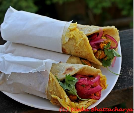 Kolkata Style Chickpea Rolls