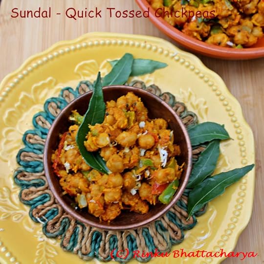 Sundal Inspired Chickpea