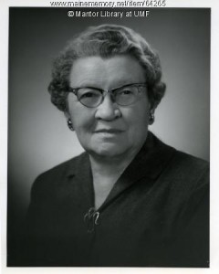 Agnes Mantor, librarian after whom Mantor Library was named